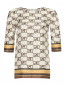 Блуза из шелка с принтом Alberta Ferretti  –  Общий вид