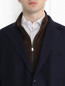 Пиджак однобортный из шерсти с кожаным подкладом Corneliani  –  Модель Общий вид1
