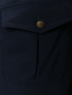 Блуза из шелка с длинным рукавом и накладными карманами Alberta Ferretti  –  Деталь