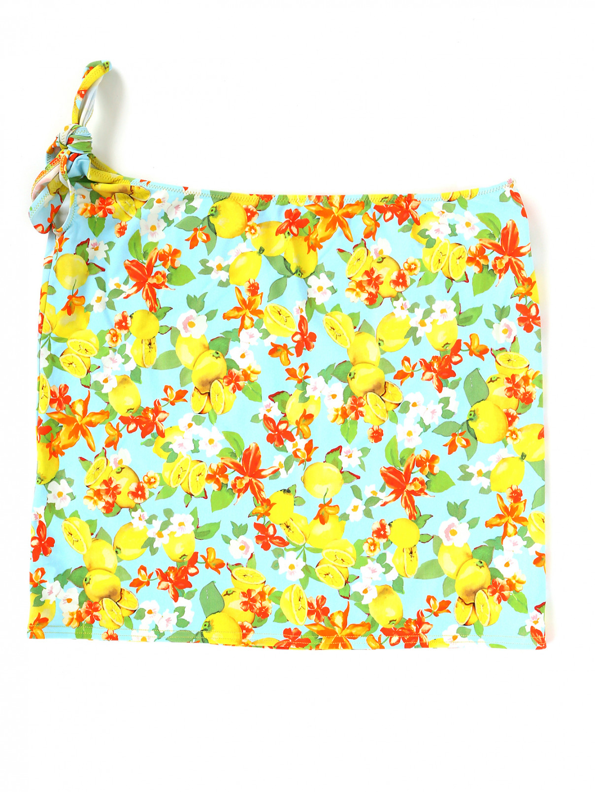Юбка для плавания с растительным узором Dolce & Gabbana  –  Обтравка1  – Цвет:  Узор