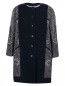 Пальто из  смешанного хлопка с узором и рукавами 3/4 Etro  –  Общий вид