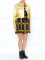 Укороченная куртка с золотой фурнитурой Moschino  –  Модель Общий вид