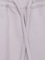Трикотажные брюки на резинке с карманами Marina Rinaldi  –  Деталь