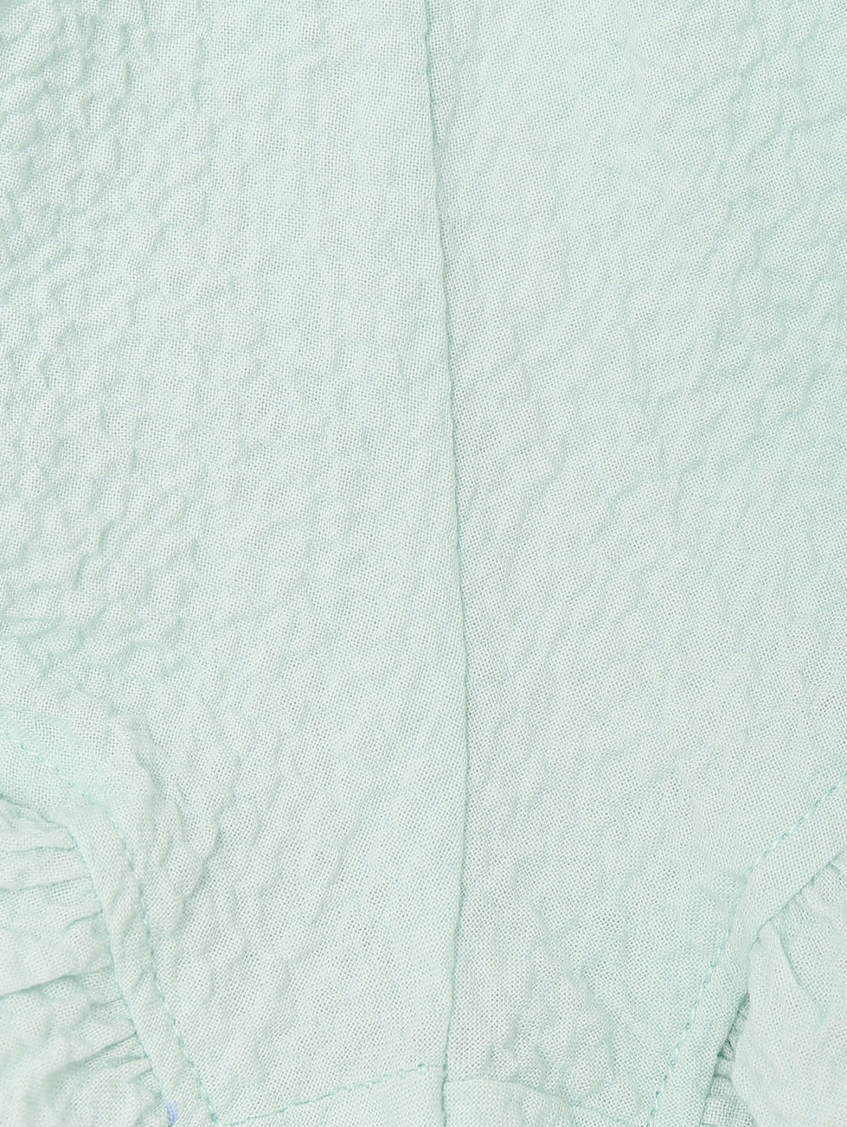 Костюм из хлопка: блуза и шорты Il Gufo  –  Деталь1  – Цвет:  Белый