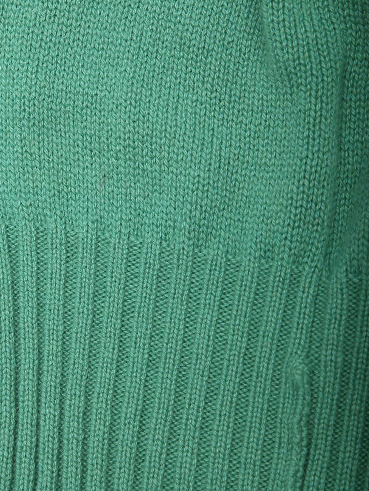 Шапка из кашемира мелкой вязки Malo  –  Деталь  – Цвет:  Зеленый