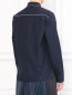 Рубашка из хлопка на молнии с контрастной отделкой Kenzo  –  Модель Верх-Низ1