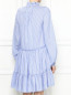 Платье свободного кроя с узором "полоска" 3.1 Phillip Lim  –  МодельВерхНиз1