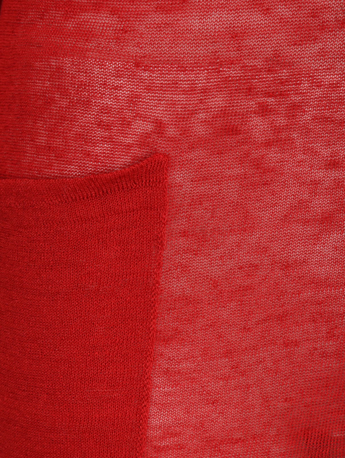 Кардиган с боковыми карманами Marina Rinaldi  –  Деталь1  – Цвет:  Красный