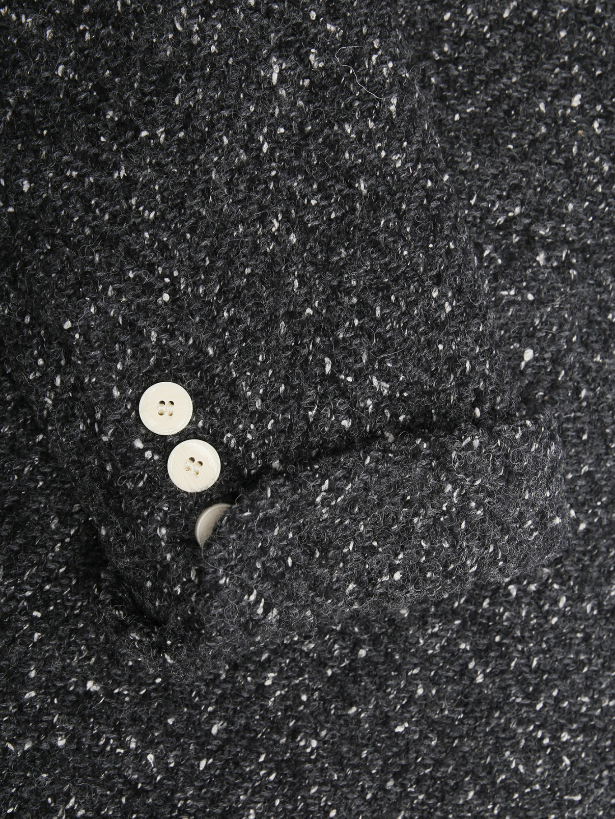 Однобортный жакет из смешанной шерсти Alysi  –  Деталь  – Цвет:  Серый