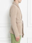 Пиджак трикотажный из шерсти и хлопка LARDINI  –  МодельВерхНиз2