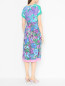 Шелковое платье с цветочным узором Weekend Max Mara  –  МодельВерхНиз1