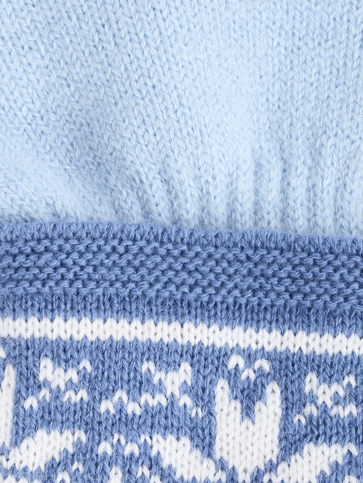 Перчатки из шерсти BOSCO  –  Деталь1  – Цвет:  Синий