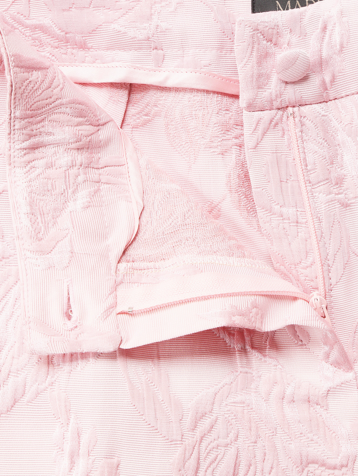 Брюки укороченные с узором Marina Rinaldi  –  Деталь  – Цвет:  Розовый