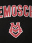 Футболка из хлопка с контрастным принтом Love Moschino  –  Деталь