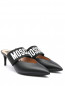 Туфли из гладкой кожи с логотипом Moschino  –  Общий вид