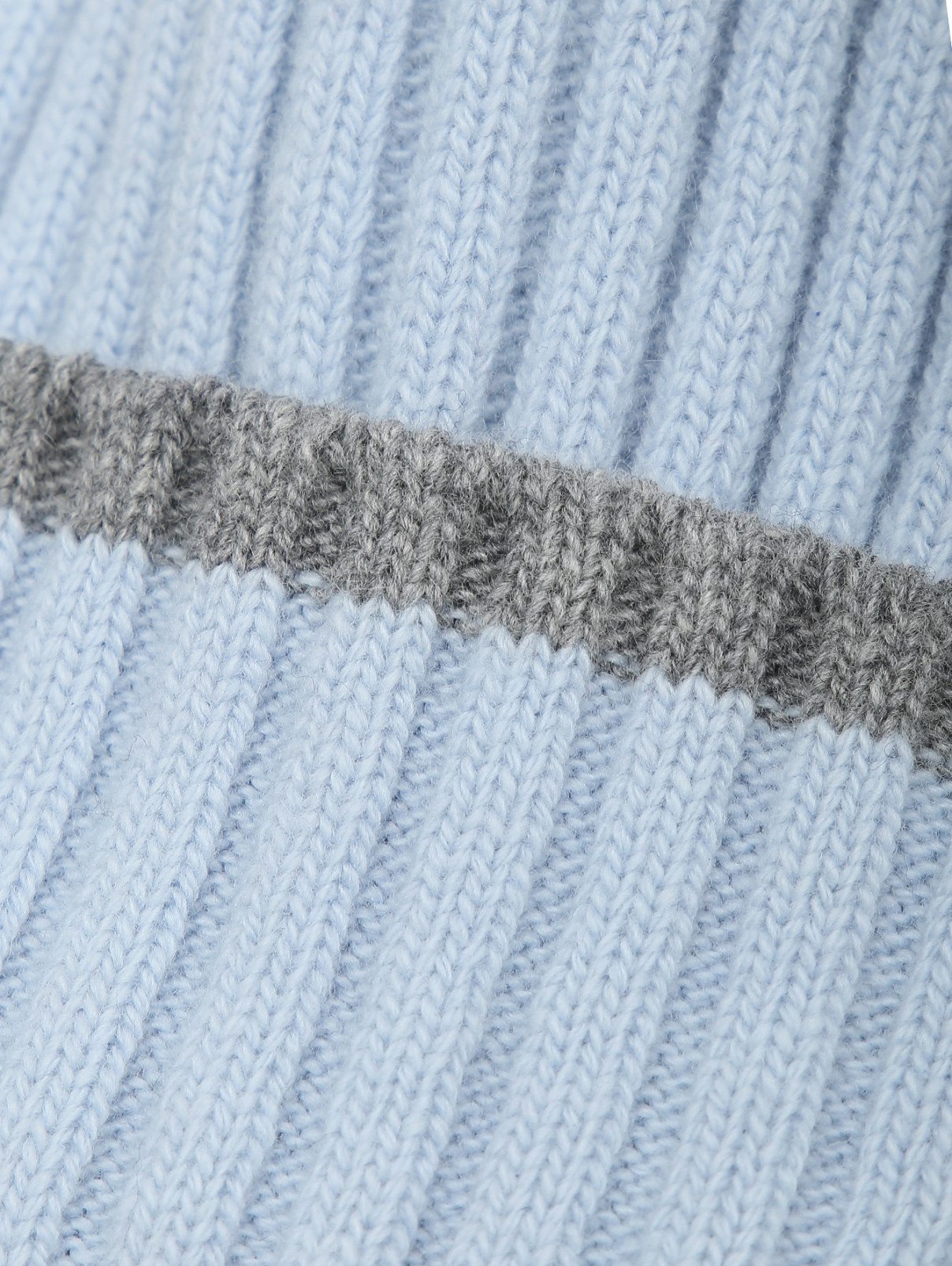 Шапка из шерсти на завязках Catya  –  Деталь  – Цвет:  Синий