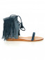 Босоножки с бахромой на шнуровке Etro  –  Модель Общий вид