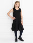 Трикотажное платье с бантиком Aletta Couture  –  Модель Общий вид
