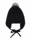 Шерстяная шапка с завязками Catya  –  Обтравка1