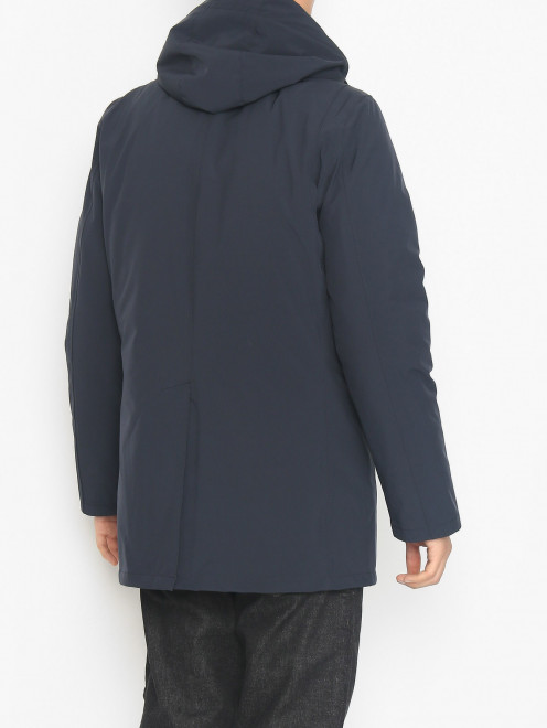 Утепленная куртка с капюшоном на молнии - МодельВерхНиз1