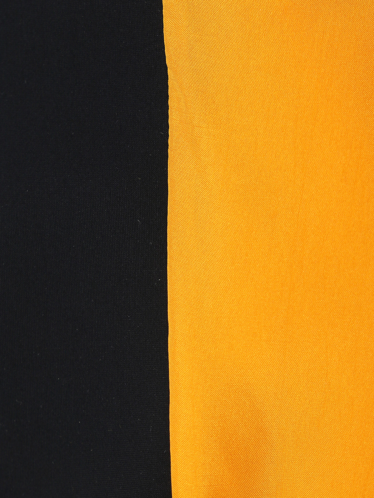 Платье из шелка ассиметричного кроя Nina Ricci  –  Деталь1  – Цвет:  Мультиколор