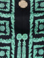 Платье с узором и разрезами на рукавах Versace Collection  –  Деталь