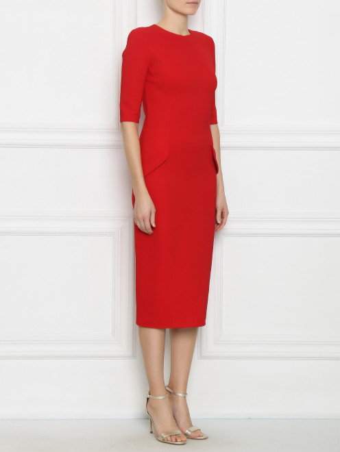 Платье-футляр с короткими рукавами Ermanno Scervino - МодельВерхНиз