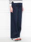 Укороченные брюки из хлопка с боковыми карманами Brooks Brothers  –  МодельВерхНиз