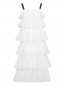 Платье-миди из хлопка с вышивкой Blugirl  –  Общий вид