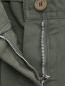Укороченные брюки с защипами Il Gufo  –  Деталь1
