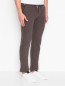 Трикотажные брюки на резинке с карманами Capobianco  –  МодельВерхНиз