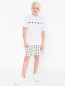 Хлопковая футболка с принтом Marni  –  МодельОбщийВид
