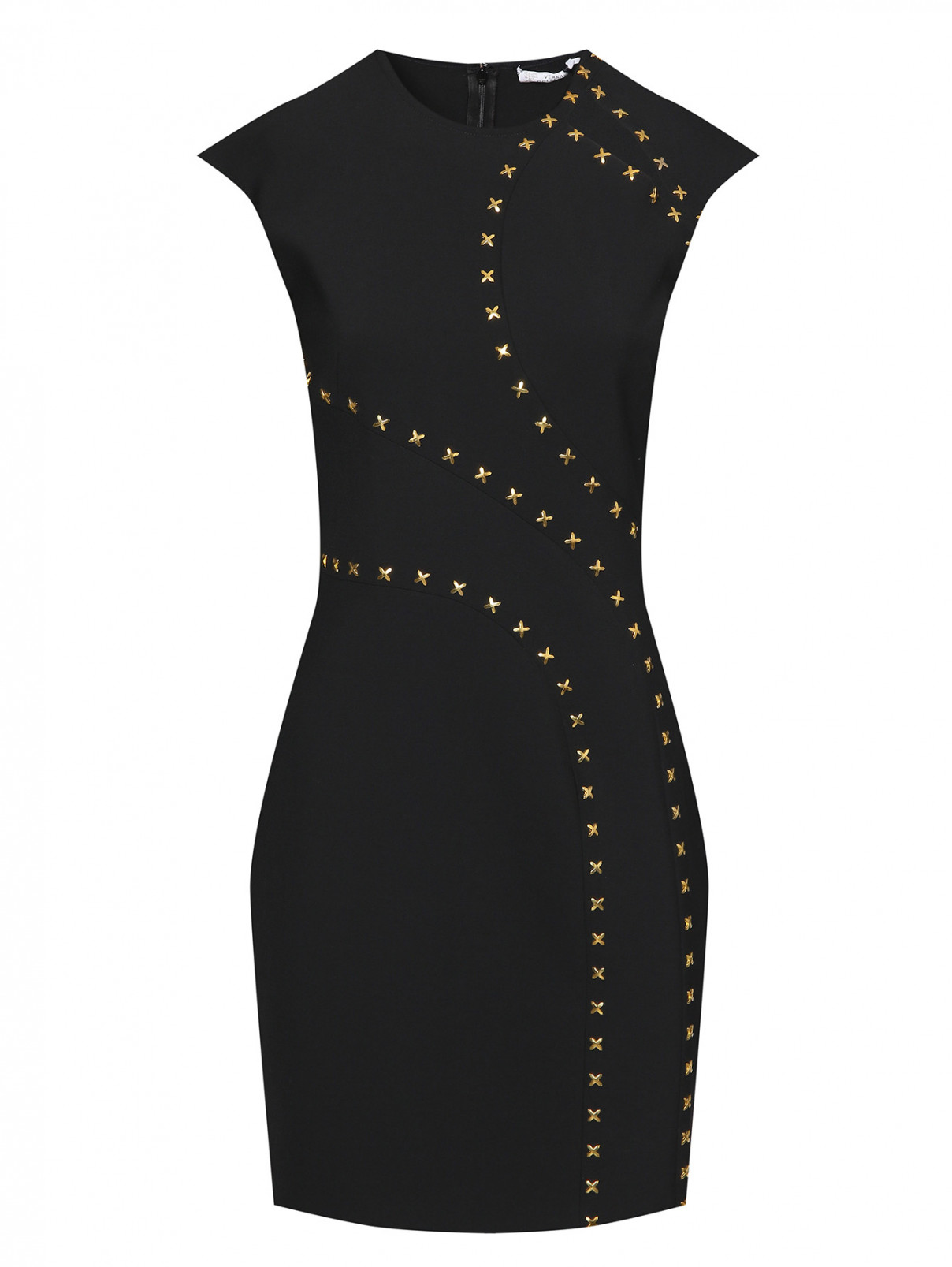 Платье-футляр с декоративной отделкой Versace Collection  –  Общий вид