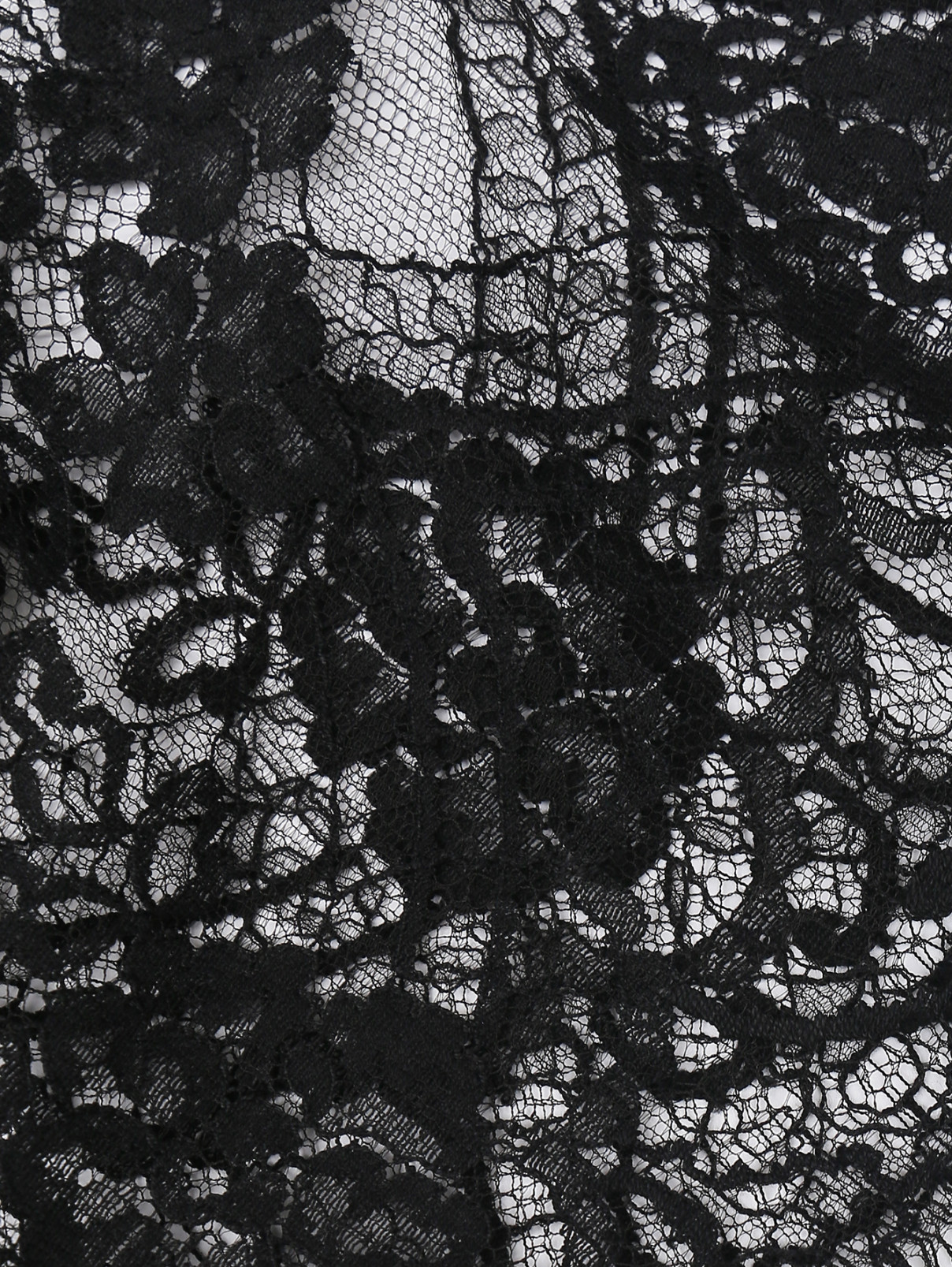 Платье из вискозы с вышивкой Rhea Costa  –  Деталь1  – Цвет:  Черный