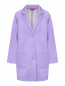 Трикотажное пальто на пуговицах с карманами Max&Co  –  Общий вид