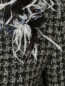 Пальто из шерсти и мохера с узором и аппликацией из перьев и пайеток Michael Kors  –  Деталь1