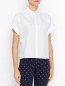 Блуза-рубашка из хлопка с коротким рукавом Barba Napoli  –  МодельВерхНиз