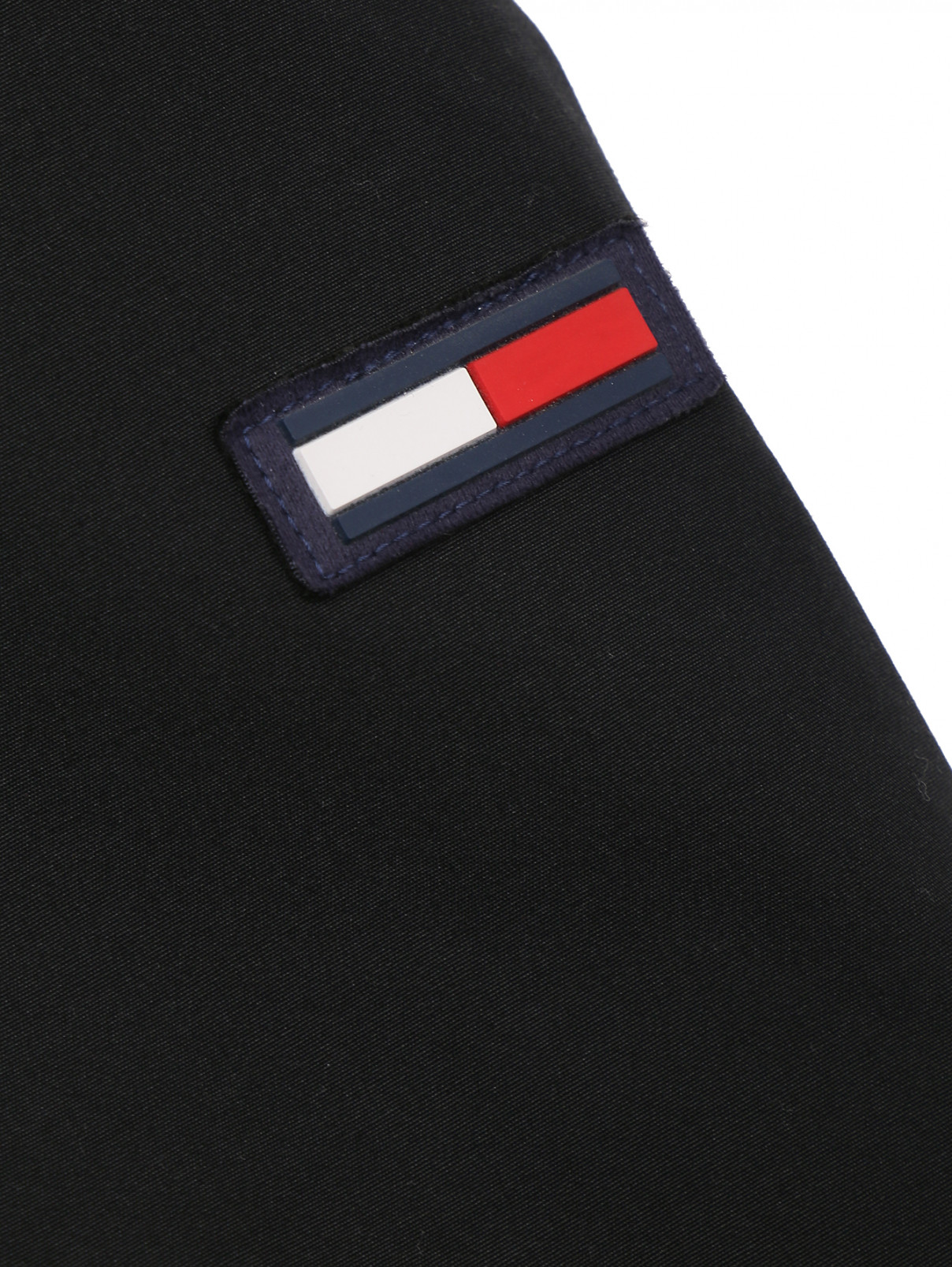 Парка на молнии с капюшоном Tommy Jeans  –  Деталь1  – Цвет:  Черный