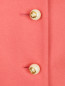 Шерстяное пальто с жемчужными пуговицами и бархатным воротником Gucci  –  Деталь
