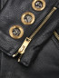 Кожаная куртка на молнии с карманами Etro  –  Деталь1