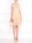 Кружевное платье-мини с пышной юбкой Olvi's  –  Модель Общий вид