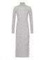 Платье из шерсти и кашемира с кружевом Ermanno Firenze  –  Общий вид