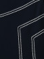 Узкие трикотажные брюки с декоративной отстрочкой Love Moschino  –  Деталь