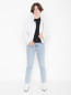 Куртка из экокожи с принтом Karl Lagerfeld  –  МодельОбщийВид