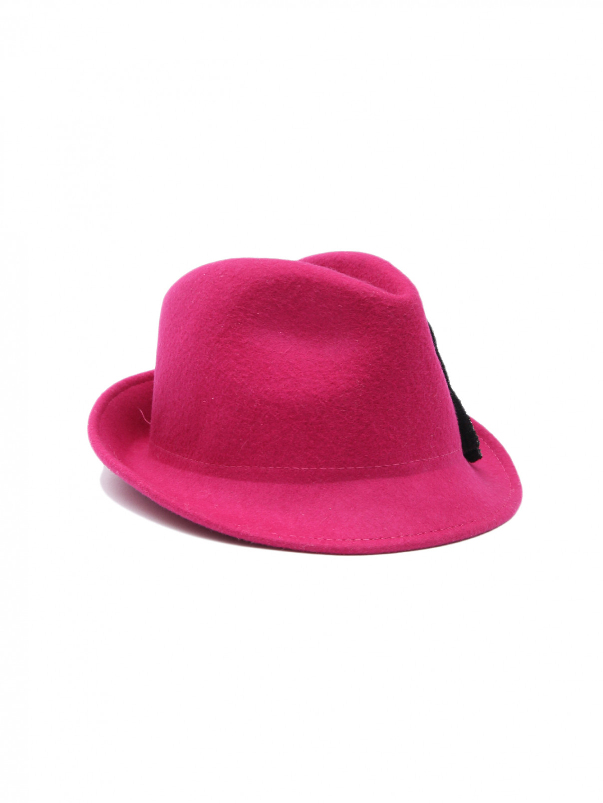 Шляпа из шерсти с декором ro.ro  –  Общий вид  – Цвет:  Фиолетовый