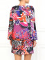 Платье с принтом "граффити" и металлической фурнитурой Versace Collection  –  Модель Верх-Низ1