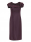 Платье-футляр из хлопка и шелка 6267  –  Общий вид