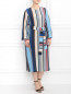 Платье из шелка с узором "полоска" Marina Rinaldi  –  Модель Общий вид