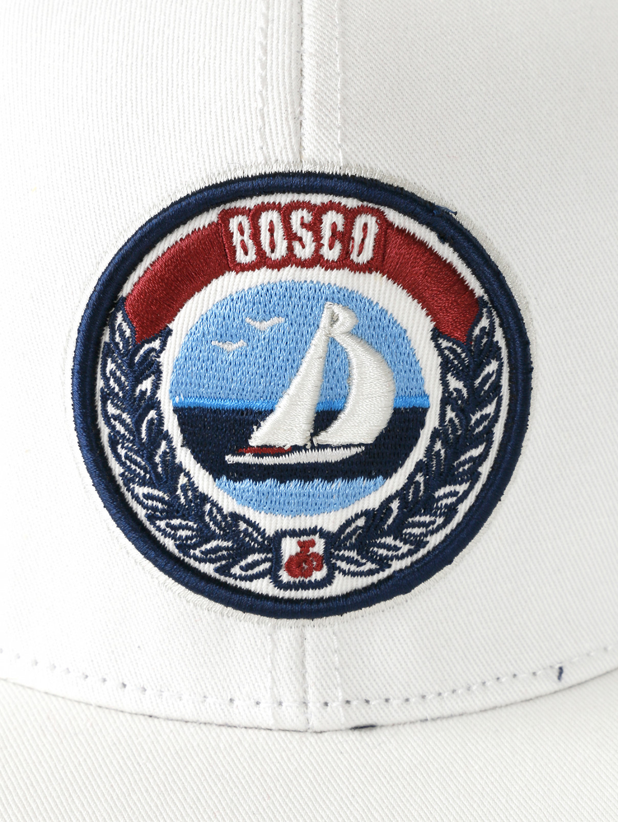 Бейсболка с аппликацией BOSCO  –  Деталь  – Цвет:  Белый