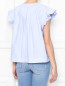 Блуза из хлопка с узором "полоска" Stella Jean  –  МодельВерхНиз1